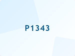 Engine Trouble Code P1343 Meaning