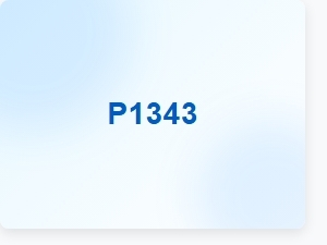 Vehicle Diagnostic Code P1343 Explained