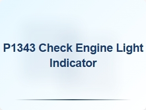 P1343 Check Engine Light Indicator